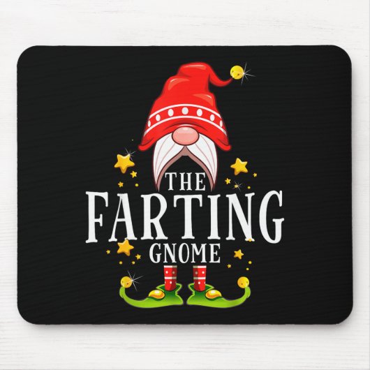 The Farting Gnome Christmas Matching Mousepad (Vorne)
