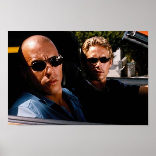 The Fast and the furious Poster (Vorne)
