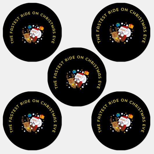 the fastest ride on the christmas eve etiketten (Gruppe)