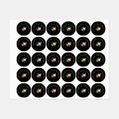 the fastest ride on the christmas eve etiketten (Blatt)