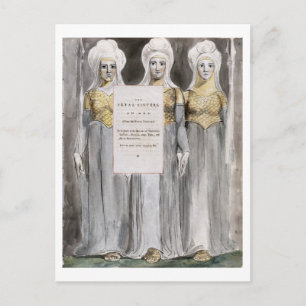 The Fatal Sisters, Design 67 von "The Poems of the Postkarte