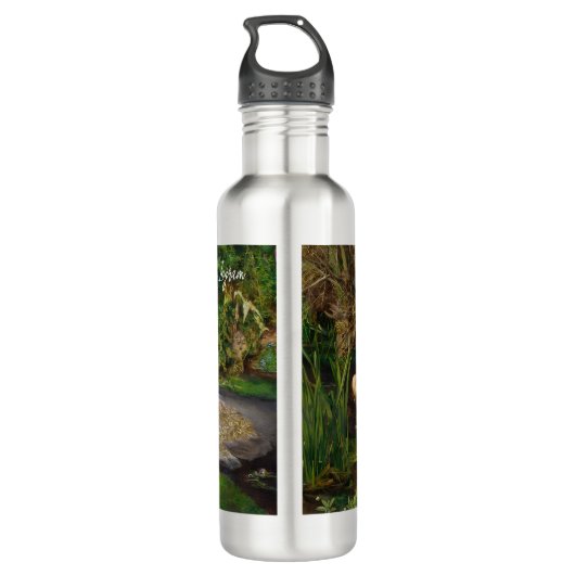 The Fate of Ophelia Customizable Text Edelstahlflasche (Rückseite)