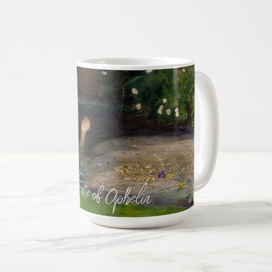 The Fate of Ophelia Customizable Text Kaffeetasse (VorderseiteRechts)