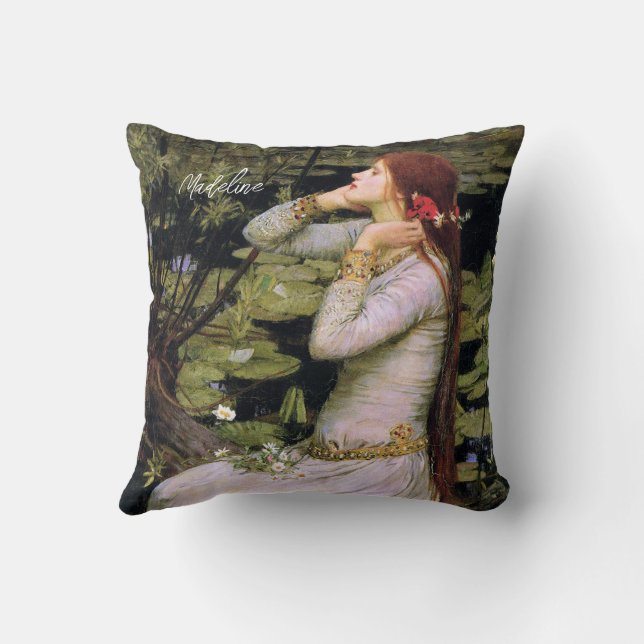 The Fate of Ophelia Customizable Text  Kissen (Rückseite)