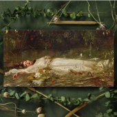 The Fate of Ophelia Greeting Card Karte