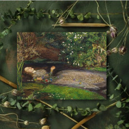 The Fate of Ophelia Greeting Card Karte