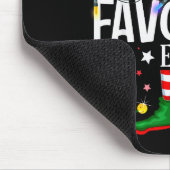 The Favorite Elf Christmas Family Pajama Party  Mousepad (Ecke)
