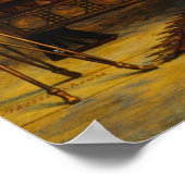 The favourites of Emperor Honorius by Waterhouse Poster (Ecke)