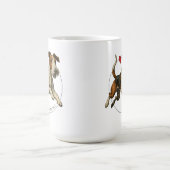 The Fearless Earth-Dog: Classic Fox Terrier Kaffeetasse (Mittel)