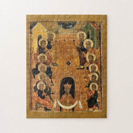 The Feast of Pentecost from a Festival Tier Icon   Puzzle (Vertikal)