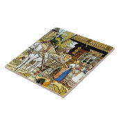 "The Feather of Finist" von Ivan Bilibin Fliese (Seite)