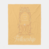 The Fellowship - Small Group, Big Adventure Fleecedecke (Vorderseite)