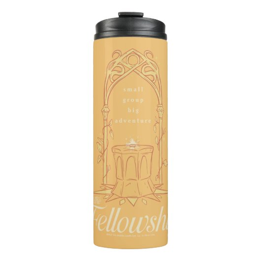 The Fellowship - Small Group, Big Adventure Thermosbecher (Vorderseite)