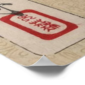 The female warrior samurai Lady Hangaku  Poster (Ecke)