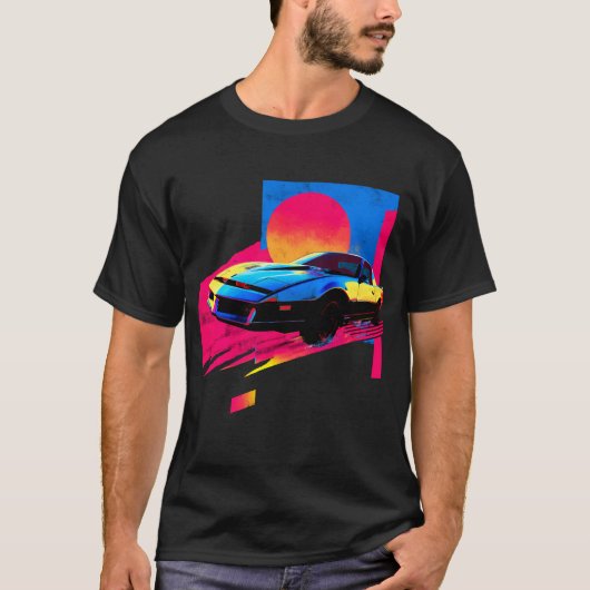 the fictional car from the 1980s T-Shirt (Vorderseite)