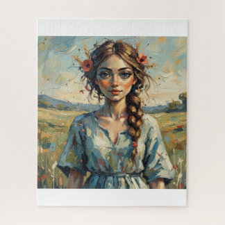 The Field Girl and the Flowers Puzzle