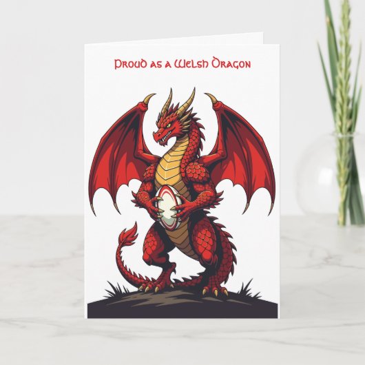 The Fierce Focus Of Kickoff Red Dragon Karte (Vorderseite)