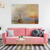 The Fighting Temeraire (von J.M.W. Turner) Leinwanddruck (Insitu (Wohnzimmer))