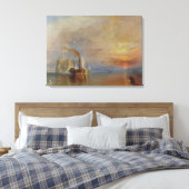 The Fighting Temeraire (von J.M.W. Turner) Leinwanddruck (Insitu (Schlafzimmer))