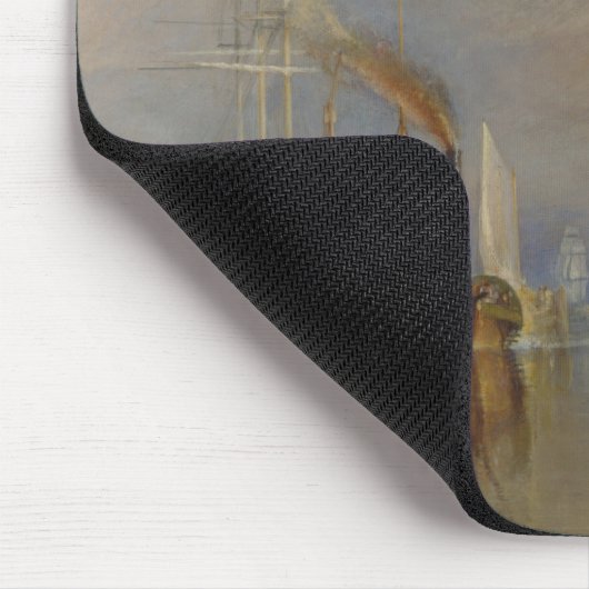 The Fighting Temeraire (von J.M.W. Turner) Mousepad (Ecke)