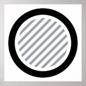 The Filled Primary – Geometric Expression Poster (Vorne)