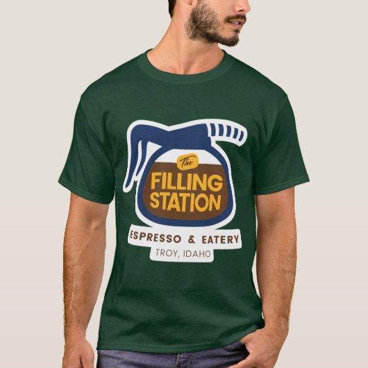 The Filling Station Espresso Eatery in Troy Idaho T-Shirt (Vorderseite)