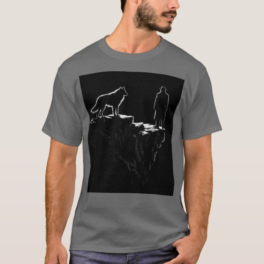 The Final Ascension – Lone Wolf Mindset Minimalist T-Shirt (Vorderseite)