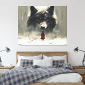 The final batl of little redhood leinwanddruck (Insitu (Schlafzimmer))