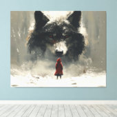 The final batl of little redhood leinwanddruck (Insitu (Holzboden))