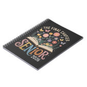 The Final Chapter Senior 2026 Abschluss Blossom Notizblock (Linke Seite)