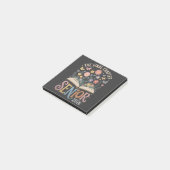 The Final Chapter Senior 2026 Abschluss Blossom Post-it Klebezettel (angewinkelt)