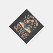 The Final Chapter Senior 2026 Abschluss Blossom Serviette (Ecke)