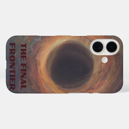 The final frontier Black Hole Case-Mate iPhone Hülle (Rückseite (Horizontal))