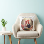 The Final Roost – Cute Rooster Wedding Bachelorett Kissen (Stuhl )