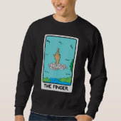 The Finger Joker or   Person Sweatshirt (Vorderseite)