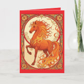 The Fire Horse Karte (Vorderseite)