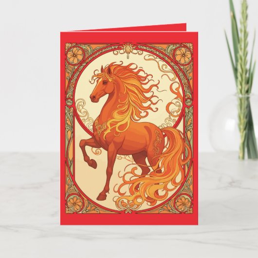 The Fire Horse Karte (Vorderseite)