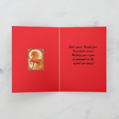 The Fire Horse Karte (Innenseite)