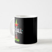 The Fireball Elf Christmas Matching Pajamas Kaffeetasse (Vorderseite Links)
