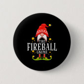 The Fireball Gnome Christmas Matching Button (Vorderseite)