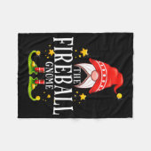 The Fireball Gnome Christmas Matching Fleecedecke (Vorderseite (Horizontal))