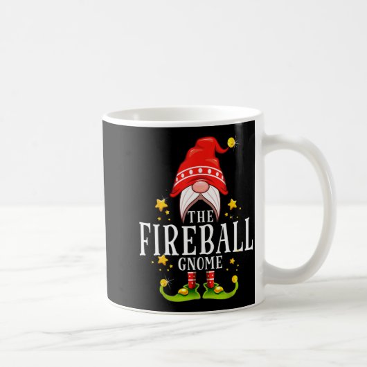 The Fireball Gnome Christmas Matching Kaffeetasse (Rechts)