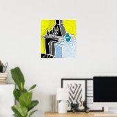 The Fireplace Poster (Heimbüro)