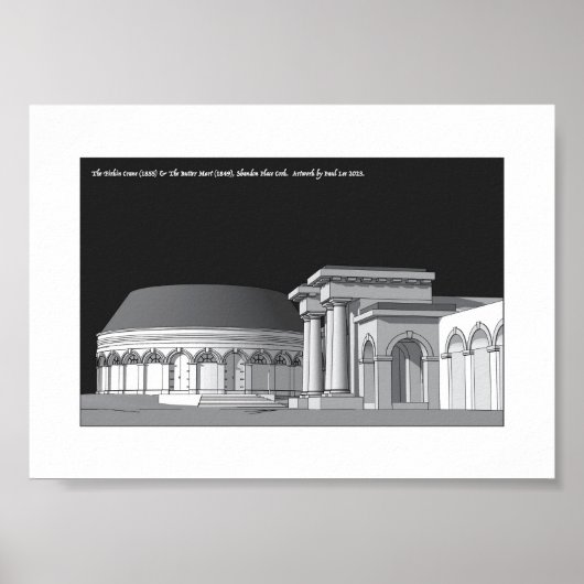 The Firkin Crane & Butter Mart, Cork CIty Irland Poster (Vorne)