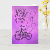 The First 50 Years of Childhood Birthday Card Karte (Gelbe Blume)