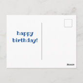 The First 60 years of Childhood are the Hardest Postkarte (Rückseite)