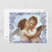 THE First KISS, C.1873 William Bourgeau Postkarte (Vorne/Hinten)