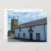 The First & Last Pub in England, Sennen, Cornwall. Postkarte (Vorne/Hinten)