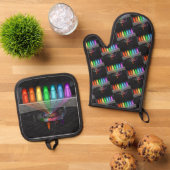 The First Step Ofenhandschuh & Topflappen-Set (Oben Unten)