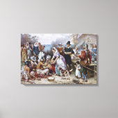 The First Thanksgiving by Jean Ferris c. 1912 Leinwanddruck (Vorderseite)